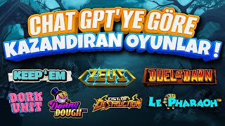 SLOT OYUNLARI 💻 CHAT GPTYE GÖRE KAZANDIRAN OYUNLAR  💻 [upl. by Neron]