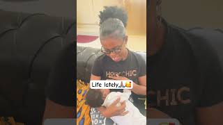 My new life as a new mum for the second time🥰🙏🏽💃🏽 youtubecreatorcommunity [upl. by Anir]