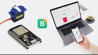 Servo Motor Control using New Blynk20 0 to 180 Degree Angle Control with ESP32 amp NodeMCU [upl. by Ennaharas]