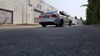 BMW e90 318D downpipe RM Motors sound [upl. by Telimay]