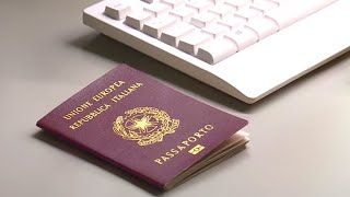 Poste Italiane debutto a Roma del servizio passaporti in ufficio postale [upl. by Ardnuhsed151]