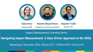 Navigating Impact Measurement A DataDriven Approach to the SDGs [upl. by Aynnat]