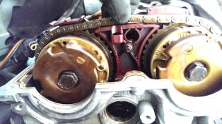 BMW E46 316i N42 Spiel der Steuerkette ohne Kettenspanner [upl. by Alburg403]