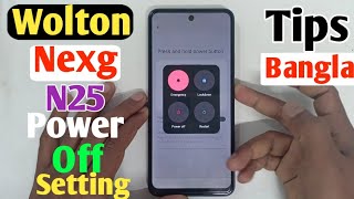 How To Wolton NEXG N25 Power Off Button Setting✅Switch Off😲Uzzol Technology [upl. by Ycnan]