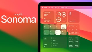 macOS Sonoma Released  Whats New 100 New Features [upl. by Ocisnarf]