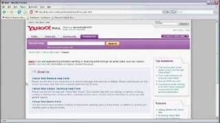 Using the Internet  How to Contact Yahoo Support [upl. by Travus]