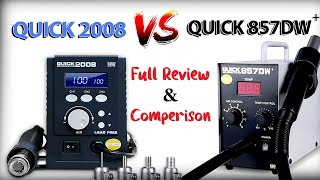 QUICK 857DW PLUS VS QUICK 2008 review FDMobile quick857dw quick2008 [upl. by Purdum483]