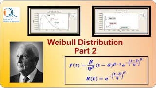 Weibull Distribution Part2 ThreeParameter Weibull B10 life Characteristic Life [upl. by Pantheas508]