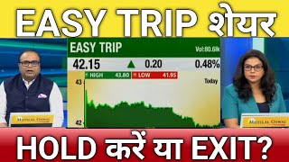 🔴EASY TRIP share letest news  Easy trip stock anelysis  EASY TRIP share next Target 4 June [upl. by Durgy]