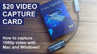 20 USB Video Capture adapter  how to use it [upl. by Reh6]