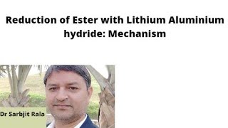 Reduction of Ester with Lithium Aluminium hydride [upl. by Aneeroc450]