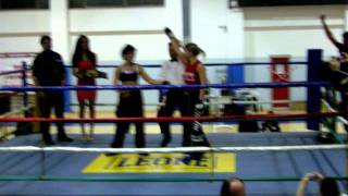 Elisa Qualizza vs De Simone Titolo mondiale PRO kick boxing 5 round [upl. by Ecirtam]