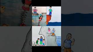 4 Emotional video shorts youtubeshorts art drawing sojibdrawingbook [upl. by Rhine]