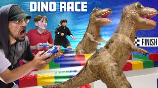 Dinosaur Maze Race FV Family Out of Time Challenge [upl. by Burner]