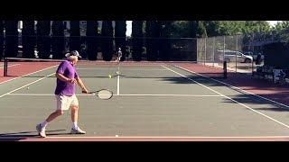 3 Minute Tennis Warmup with Darryl amp Jeff August 6 2024 [upl. by Ashwell]