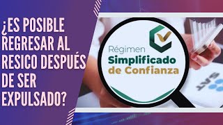 ¿Es posible Regresar al RESICO después de ser Expulsado 🤓 [upl. by Refotsirhc549]