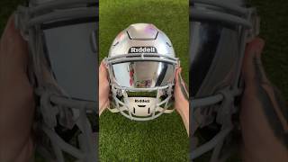 How to Put a SHOCVisors Zero G Clear Mirror Visor on a Riddell SpeedFlex fyp foryou nfl [upl. by Aicilyt]