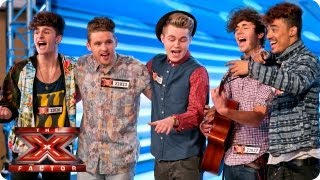 Kingsland Road sing Dont You Worry Child  Room Auditions Week 3  The X Factor 2013 [upl. by Giark]