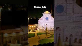 Florence’s Piazza Santa Maria Novella Night Views 🌟🇮🇹 ItalyTravel Florence travelshorts [upl. by Klehm]