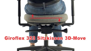 Giroflex 353 Sitzkissen 3D Move [upl. by Soloman195]