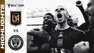 MLS CUP HIGHLIGHTS LAFC vs Philadelphia Union  November 5 2022 [upl. by Eniffit]