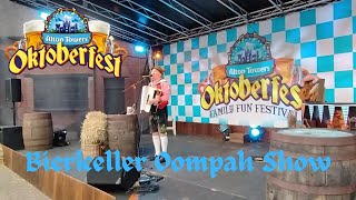 Bierkeller Oompah Show Oktoberfest 2023 at Alton Towers Resort [upl. by Ylicic593]