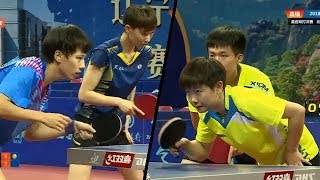 LIN GaoyuanWANG Manyu Vs WANG ChuqinSUN Yingsha MXDFinals 2018 China National Championship  HD [upl. by Anohsal]