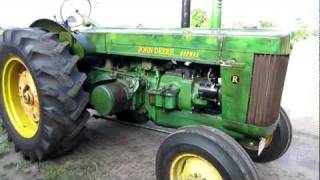 1949 John Deere R running [upl. by Suoivatco]