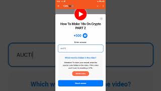 How To Make 10x On Crypto PART 2 Cats Video Code Today  CATS Video Code Today  CATS Listing Date [upl. by Enuj807]