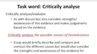 Tutorial 12 Essay writing 2  Understanding the question and reading effectively [upl. by Enilav635]