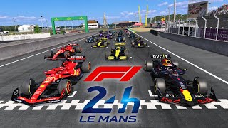 An F1 RACE in LE MANS [upl. by Yelha68]