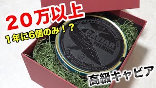 【高額】１年に６個しかない２０万円以上する高級キャビアを買えました！！ [upl. by Erbma]