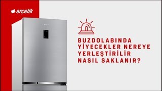 Buzdolabında Yiyecekler Nereye Yerleştirilir Nasıl Saklanır [upl. by Reh]