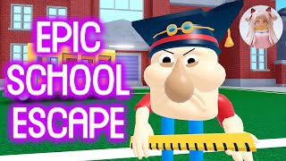 EPIC SCHOOL ESCAPE OBBY  Roblox Obby Gameplay Walkthrough No Death Speedrun 4K [upl. by Attekahs]