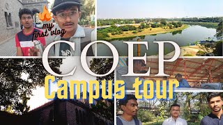 COEP campus tour🔥  my first vlog❤️ Coep CoepPune [upl. by Sezen87]