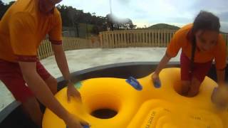 Jamberoo Action Park NEW quotFunnel Webquot Tornado Waterslide [upl. by Gallenz837]