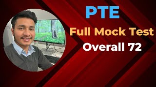 PTE Full Mock Test Practice  Overall 72 [upl. by Maynord]