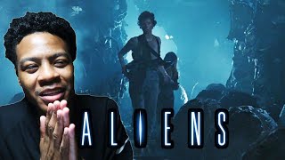 THE QUEEN  First Time Watching ALIENS 1986 Movie Reaction [upl. by Daisie]