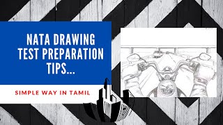 Nata Drawing Test Nata Entrance Exam Preparation Tips for Nata Drawing Test in Tamil simple way [upl. by Ahtenak]