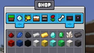 Advance Shop Plugin  Pocketmine api 500 [upl. by Anehc280]