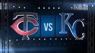 82016 Kennedy blanks Twins as Royals bats erupt [upl. by Claudie]