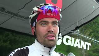 Tom Dumoulin  Postrace interview  Stage 15  Giro dItalia  Tour of Italy 2018 [upl. by Dloniger]