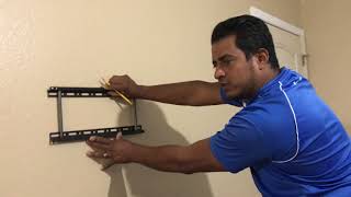 como instalar tu TV en pared parte 2 [upl. by Yltsew]