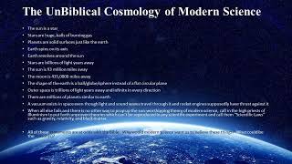 Biblical Cosmology Part 8 of 8 quotWhy Would They Lie and Does it Matterquot [upl. by Atirhs]