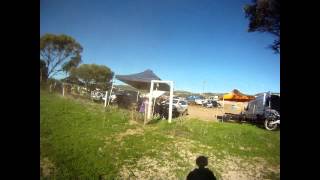 GoPro Dongara Motocross Crash [upl. by Nocam417]