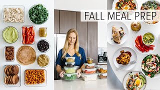 MEAL PREP for FALL  healthy recipes  PDF guide [upl. by Sanfred321]