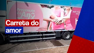 Carreta do Amor oferece mamografias gratuitas para mulheres [upl. by Huckaby37]