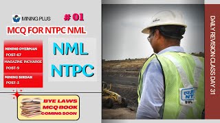 Mcq for NTPC NML 01 opencast  mine legislationEMTMINING PLUS [upl. by Haikan]