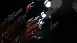 Press On Nail Set  Gel Press On Nails  Gel Nails pressonnails pressonnailbusiness nailtutorial [upl. by Arualana]