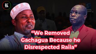 Junet Mohamed Revelation Why They Impeached Gachagua [upl. by Retsbew539]